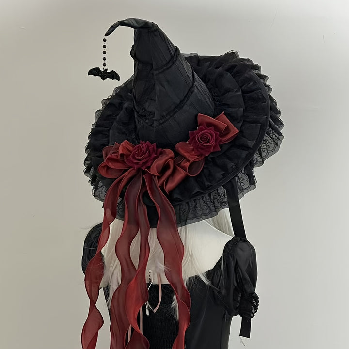 Rose Bat Witch Hats