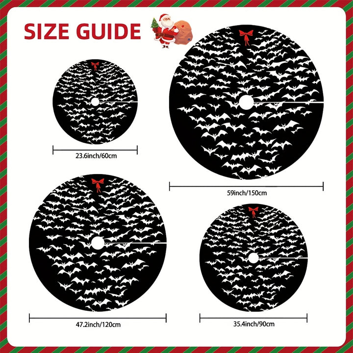 Bat Christmas Tree Skirts