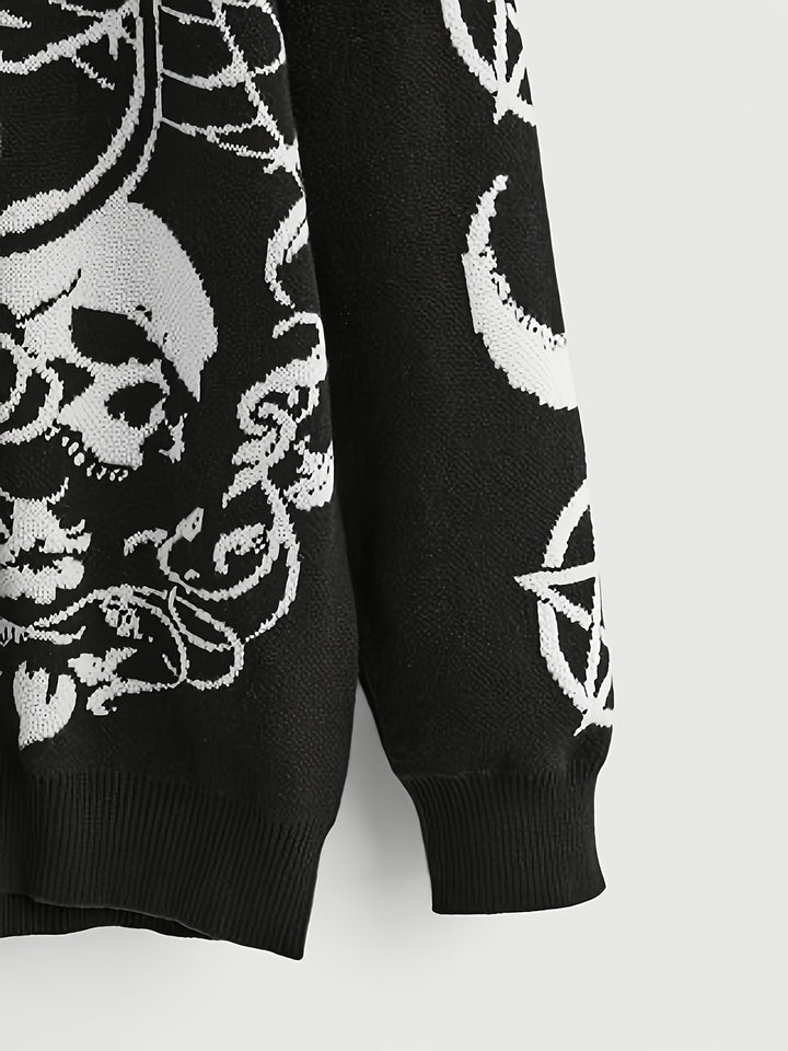 Black Witch Cat Sweater