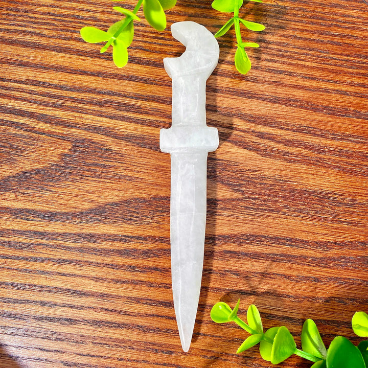Clear Quartz Crystal Athame