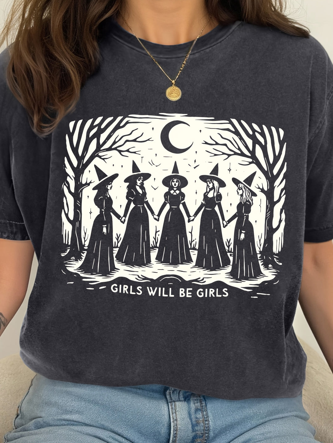 Girls Will Be Girls Grey Shirt