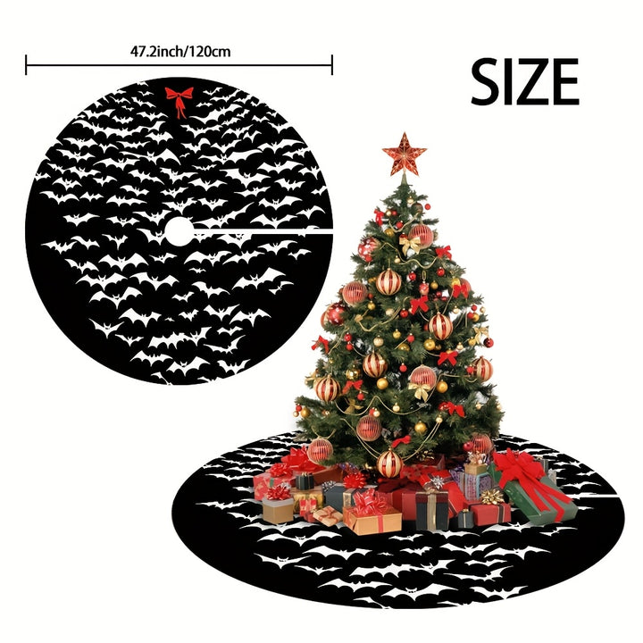 Goth Bats Christmas Tree Skirts