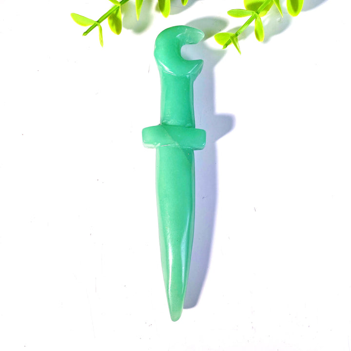 Green Aventurine Crystal Athame