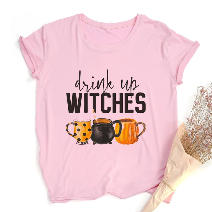 Drink Up Witches Crop Top