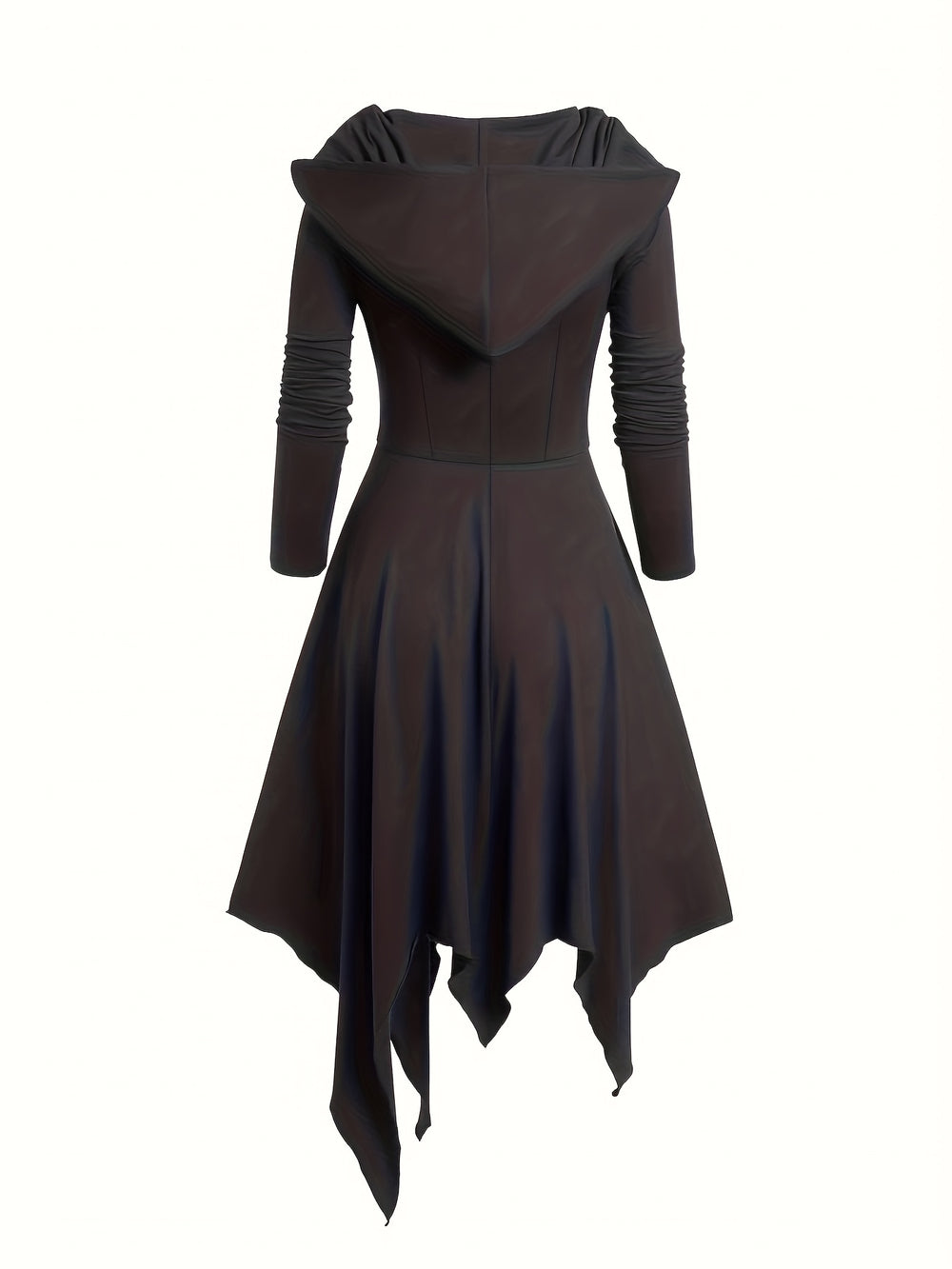 Hood Long Sleeve Dress