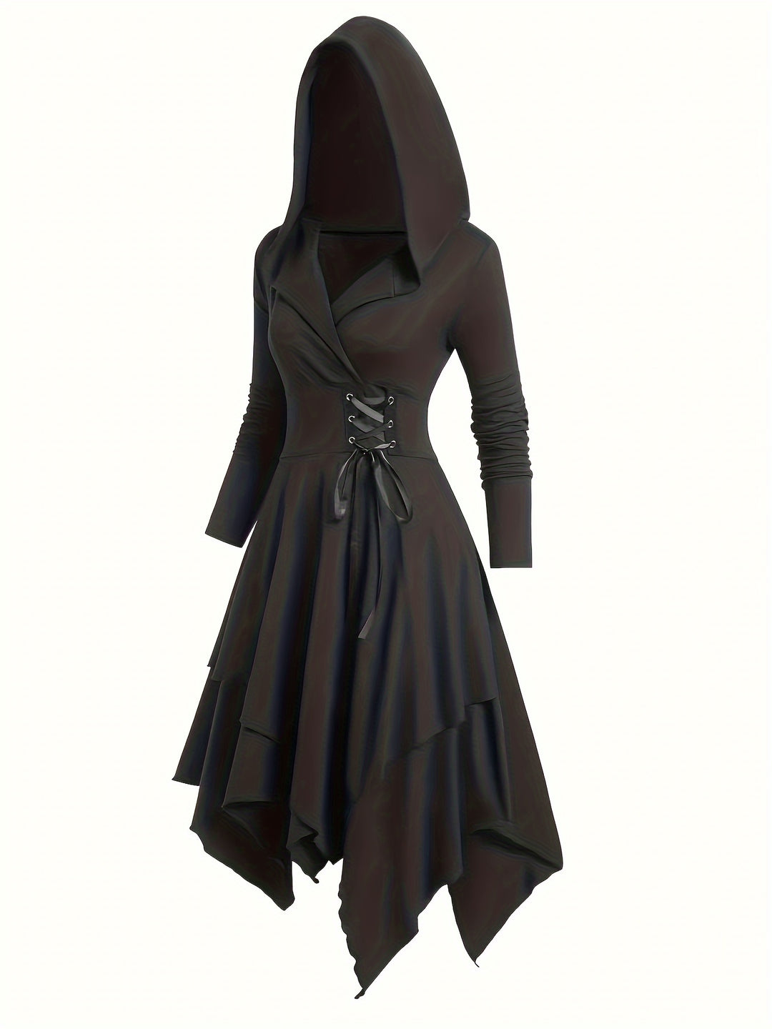 Hooded Long Sleeve Dress