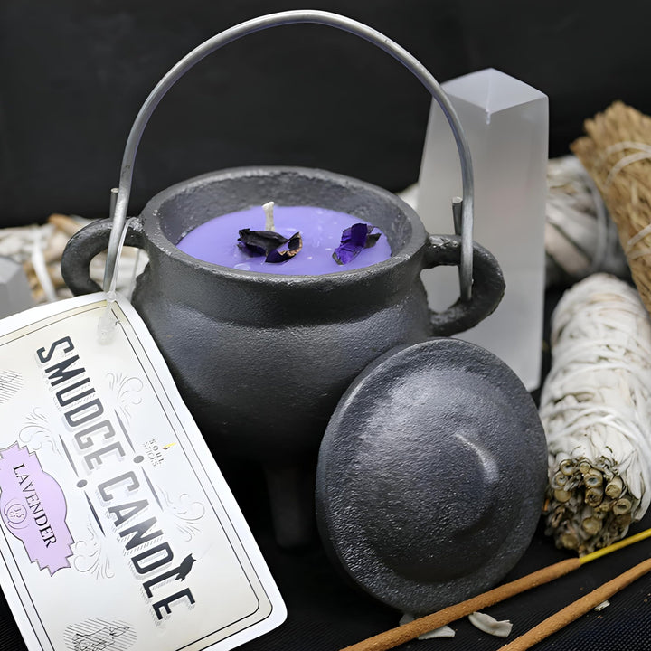 Lavender Cauldron Candle