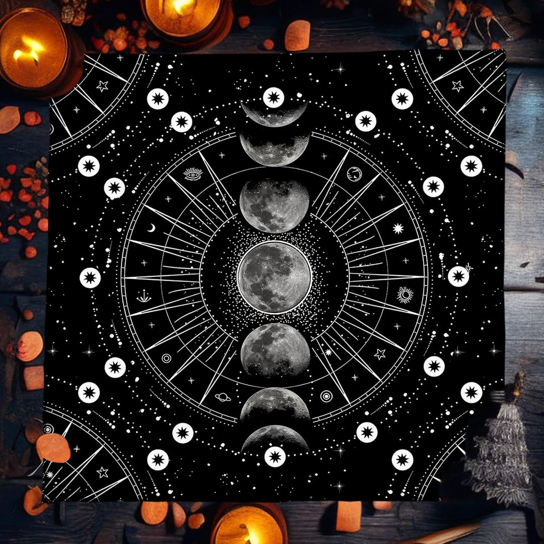 Moon Phase Tarot Cloth