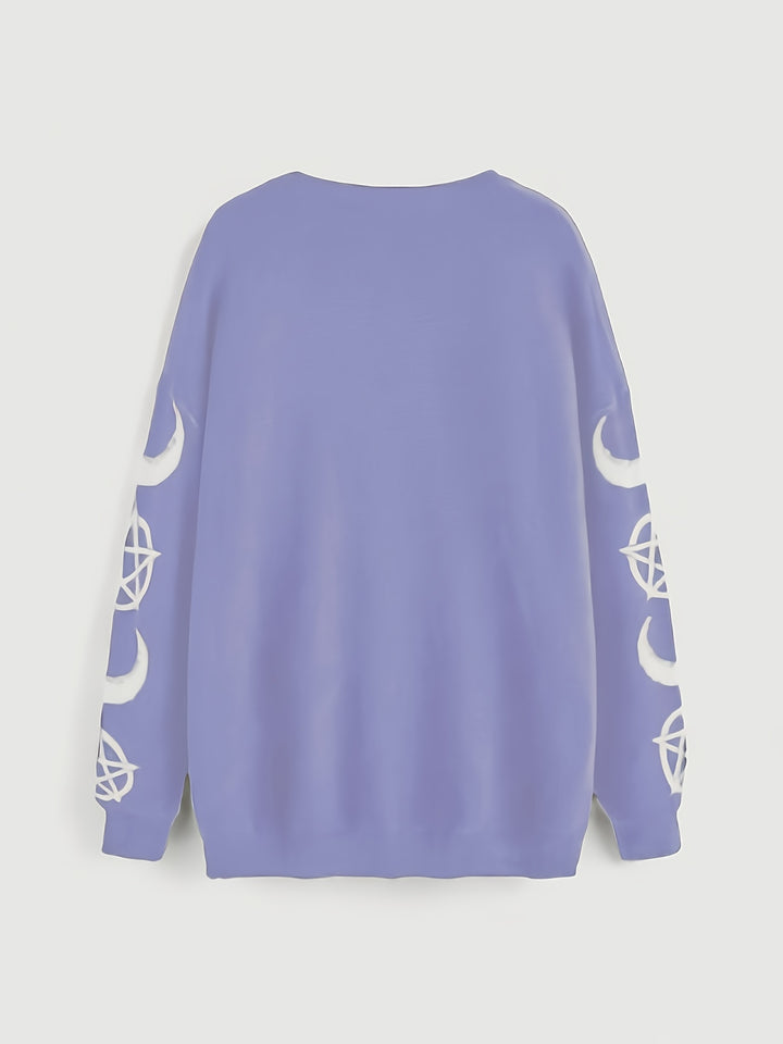 Pentacle Purple Sweater