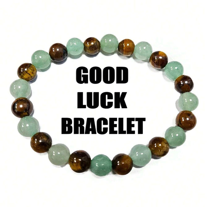 Good Luck Stone Bead Bracelets