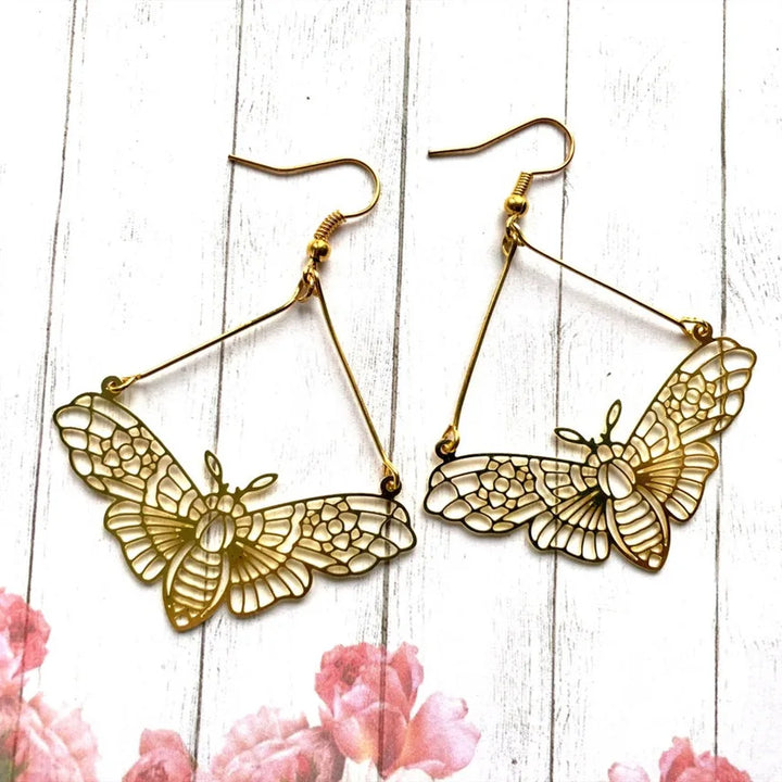 Butterfly Gold Earrings