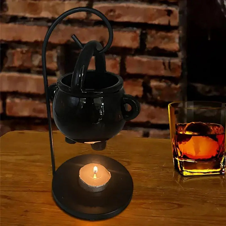 Hanging Cauldron Wax Candle Burner