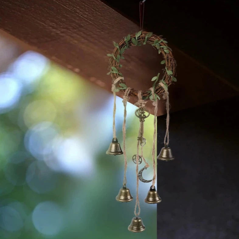 Door or Wall Hanging Witch Bell Wreath