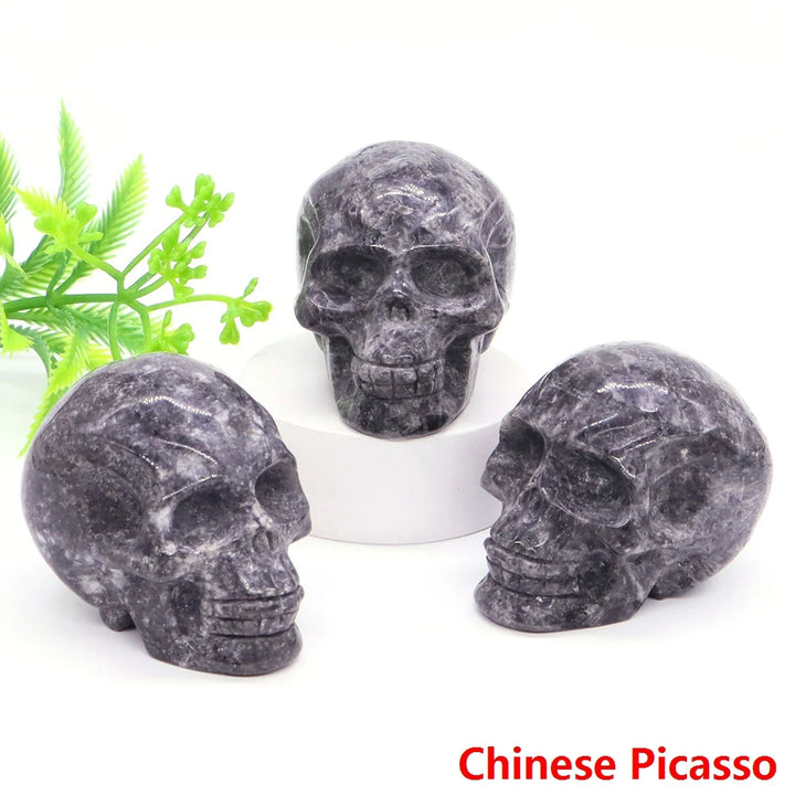 Picasso Jasper Crystal Skulls