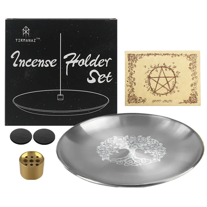 Tree Of Life Incense Altar Plate