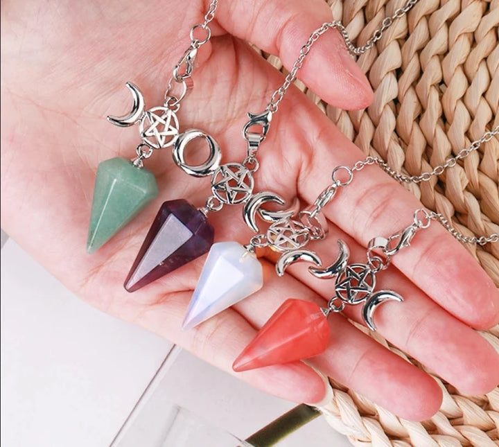 Pentacle Crystal Pendulums