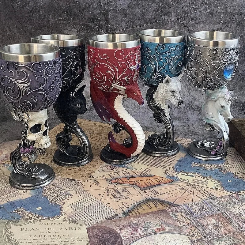 Witchy Chalice Goblet Cups