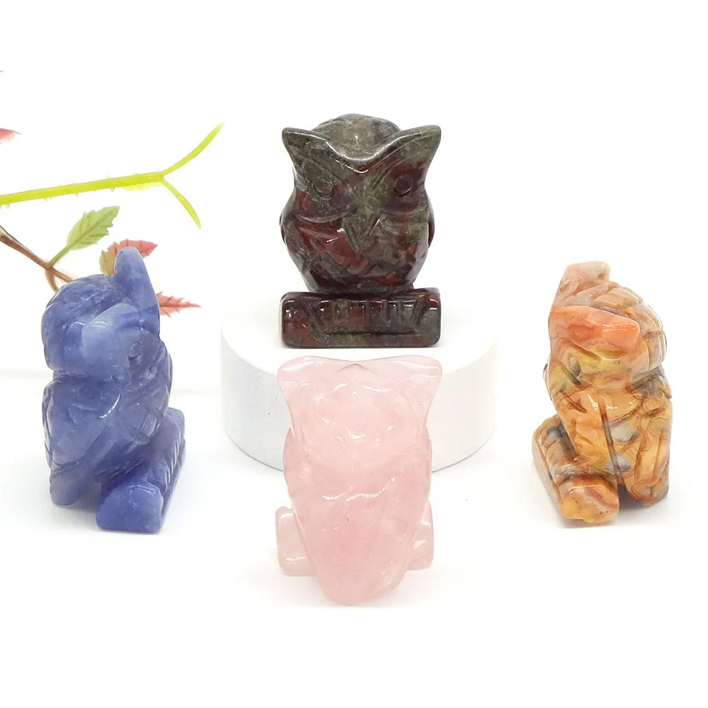 Buy Owl Crystal Figurine Statues