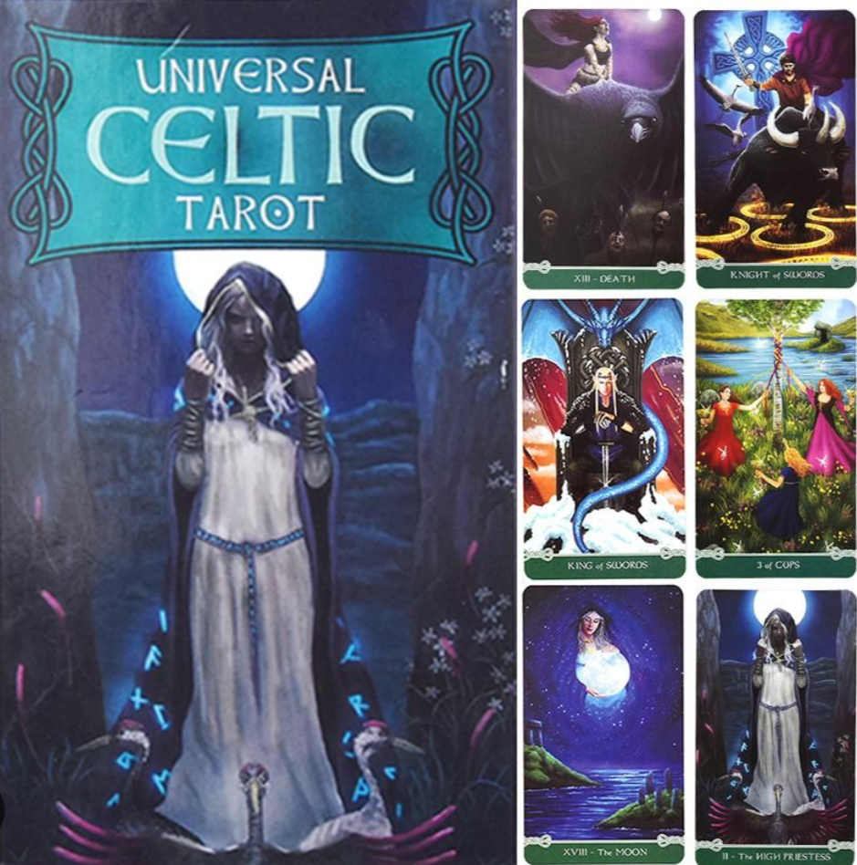 vicoria☆絶版希少☆THE CEITIC TAROT Mystic Psyche Tarot (Rockpool Tarot): Balivet, Emily