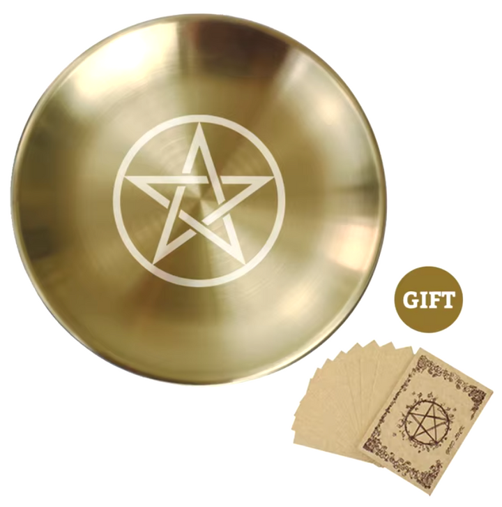Pentacle Altar Plates