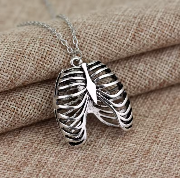 Gothic Rib Cage Necklace