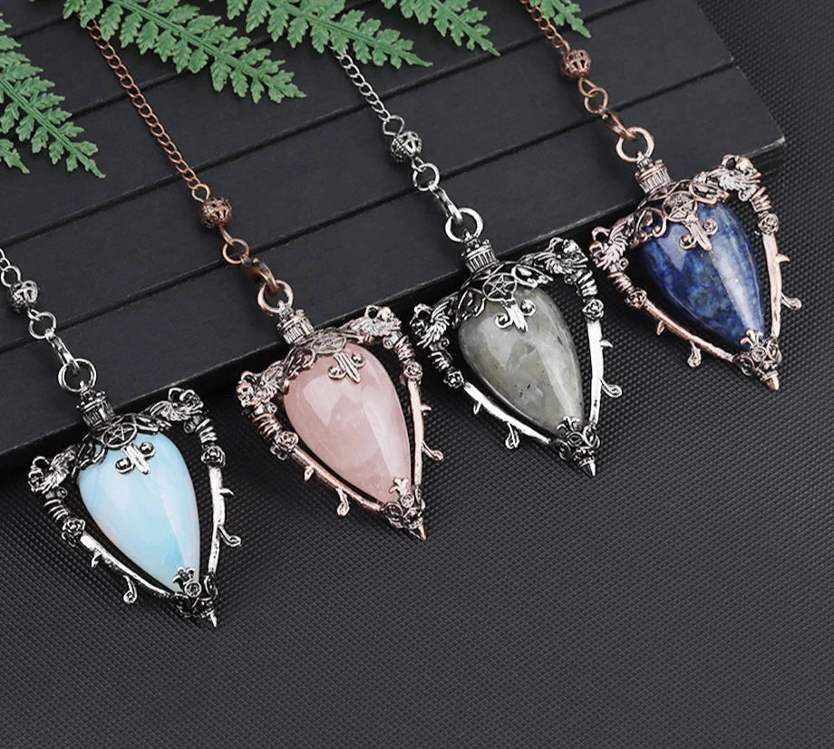 Water Drop Witch Crystal Pendulums