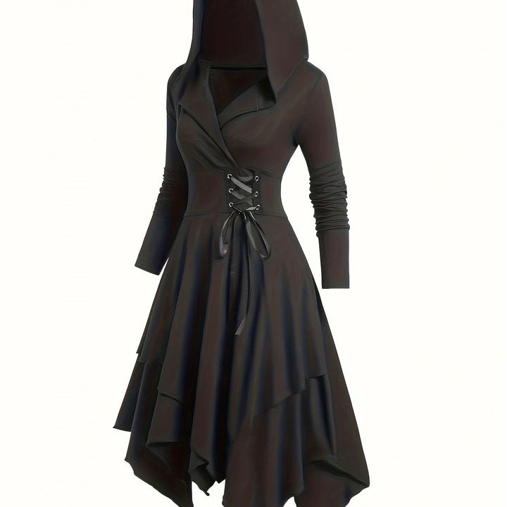 Witch Long Sleeve Black Dress