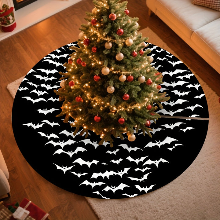 Witchmas Bat Christmas Tree Skirt