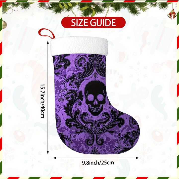 Witchmas Skull Christmas Stockings