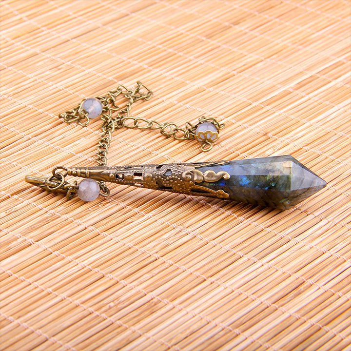Labradorite Pendulum - greenwitchcreations