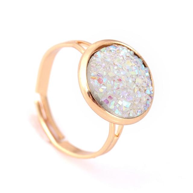 Women's Druzy Stone Rings - greenwitchcreations