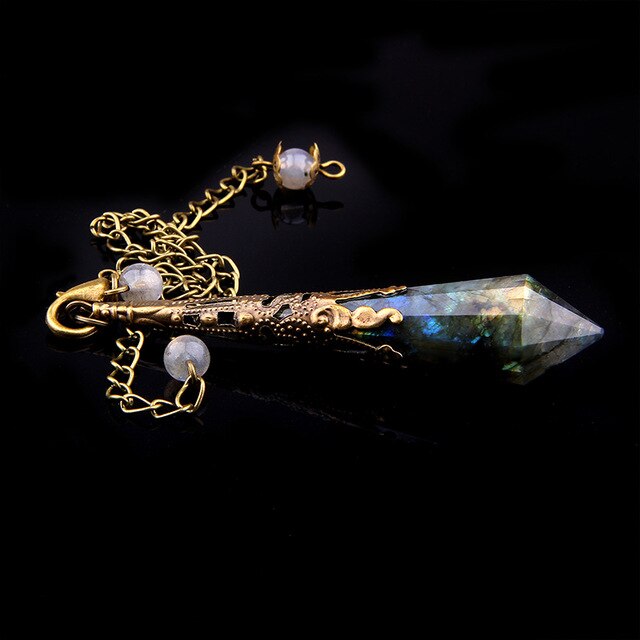 Labradorite Pendulum - greenwitchcreations