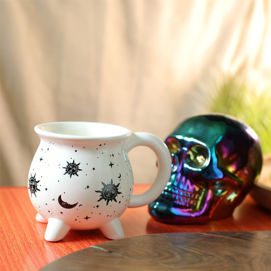 Sun & Moon Cauldron Coffee Mug | Green Witch Creations