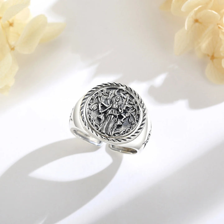925 Sterling Silver Hecate Ring