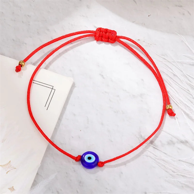 Evil Eye Adjustable Bracelet For Sale | Green Witch Creations