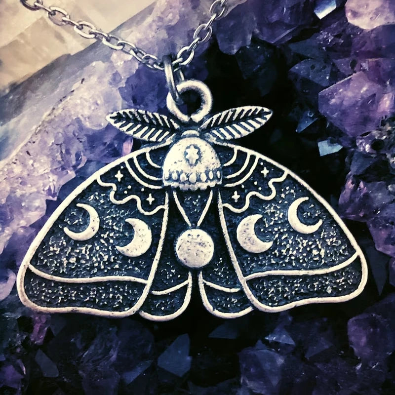 Buy Moth Moon Necklace