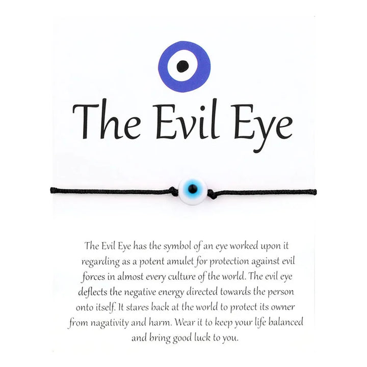 Evil Eye Adjustable Bracelet For Sale | Green Witch Creations