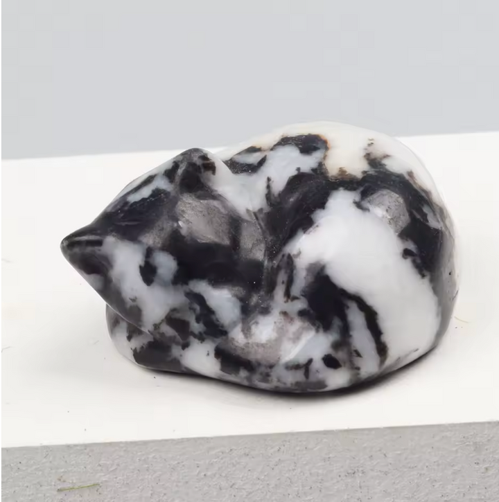 Agate Sleeping Cat Crystal