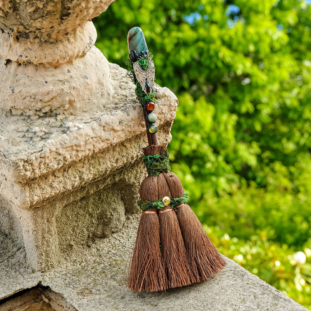 Amazonite Crystal Witch Broom