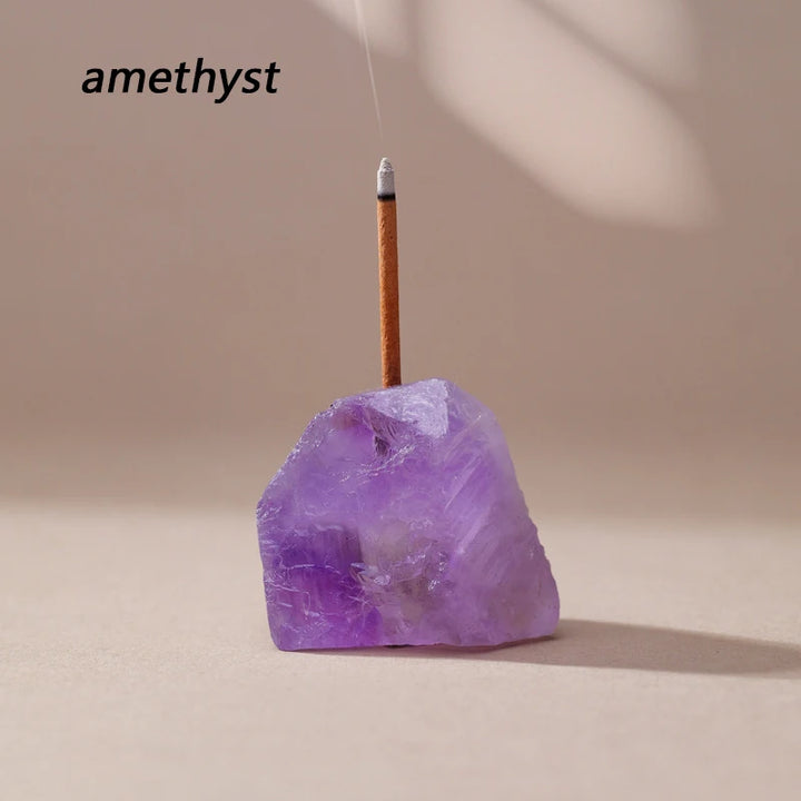 Amethyst Crystal Incense Holders