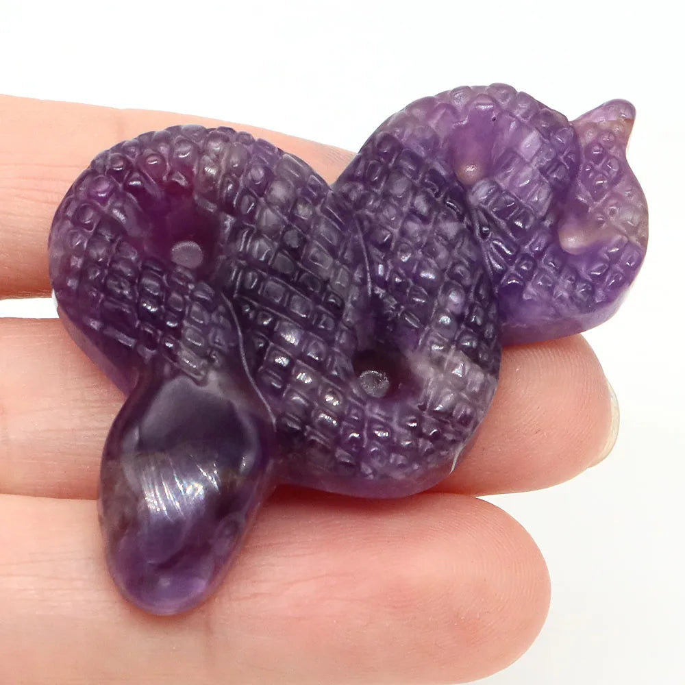 Amethyst Crystal Snake