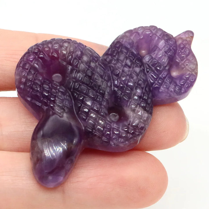 Amethyst Crystal Snake
