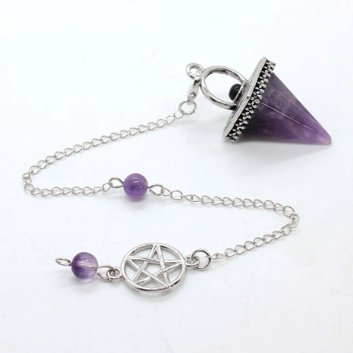 Amethyst Pentacle Pyramid Pendulums