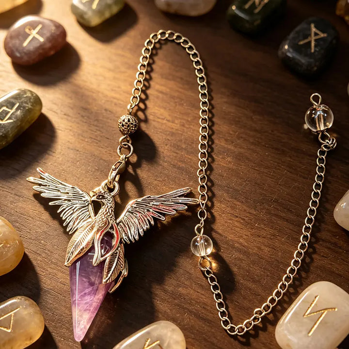 Amethyst Phoenix Pendulum