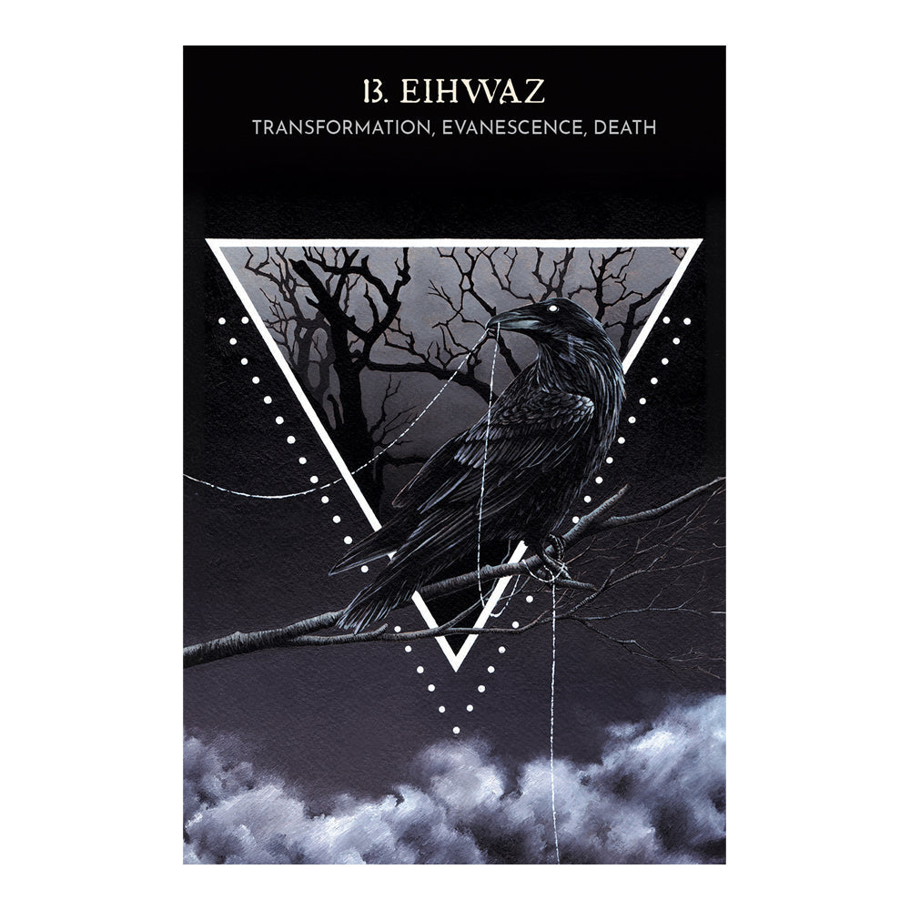 Animal Guide Rune Cards - Eihwaz