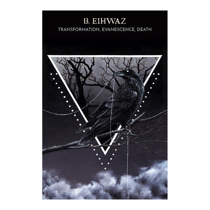 Animal Guide Rune Cards - Eihwaz
