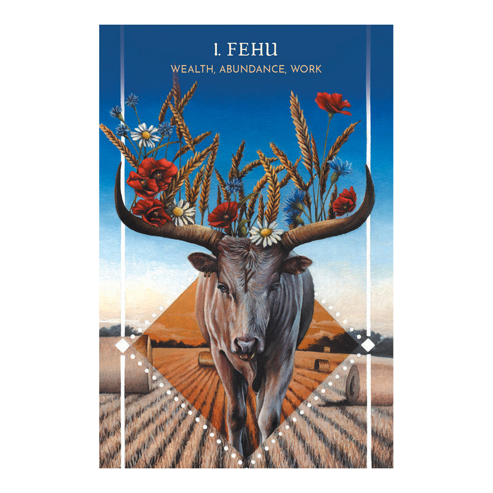 Animal Guide Rune Cards - Fehu