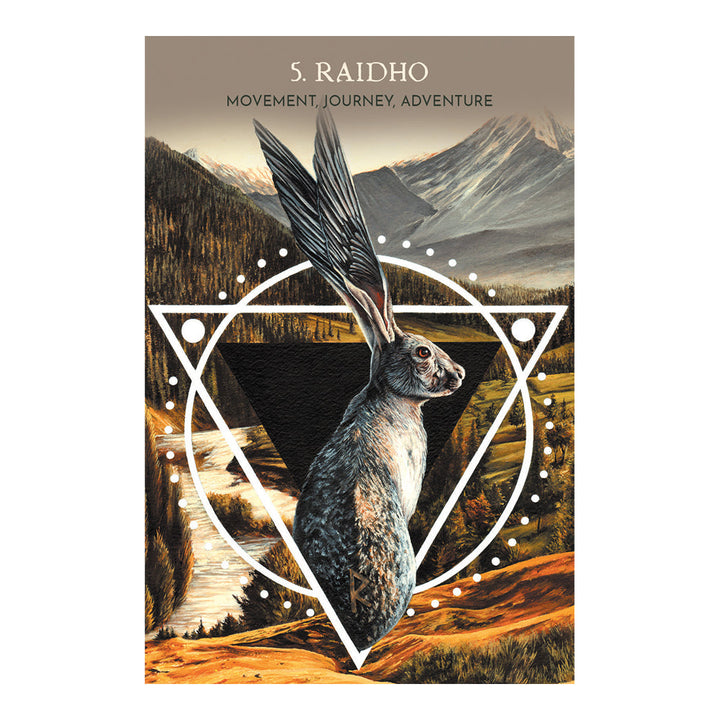 Animal Guide Rune Cards - Raidho