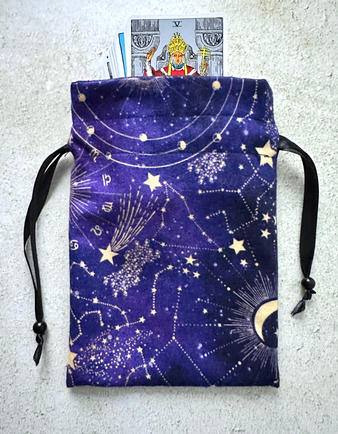 Purple Astrology Tarot Bag