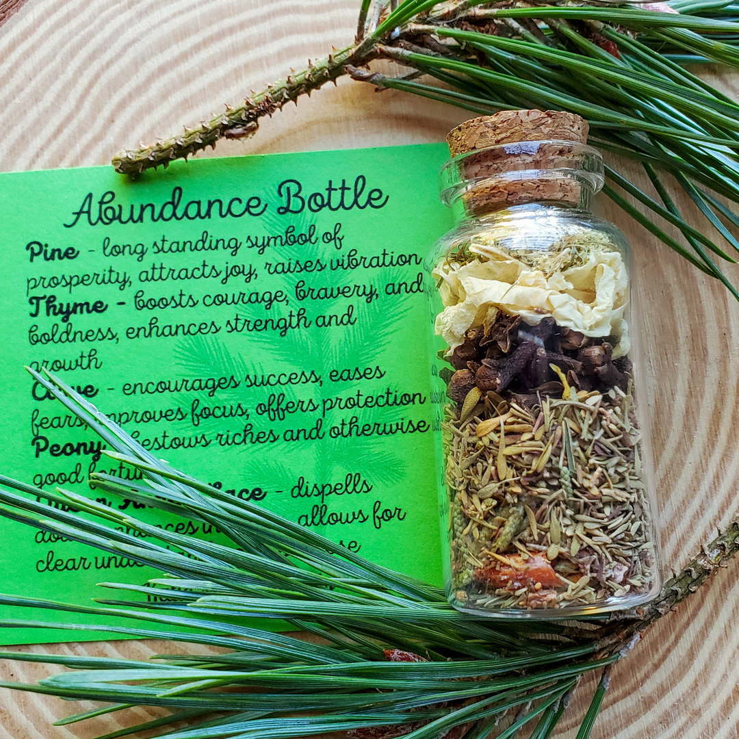 Attract Abundance Spell Bottle